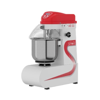 Amassadeira Espiral 3Kg 3 Velocidades Massadeira AE03 G2 Gpaniz