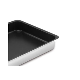 Assadeira Retangular Forno GN 52x32x2 Teflon Alumínio ABC