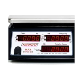 Balança Comercial 30Kg Digital MAX DST-30 Triunfo