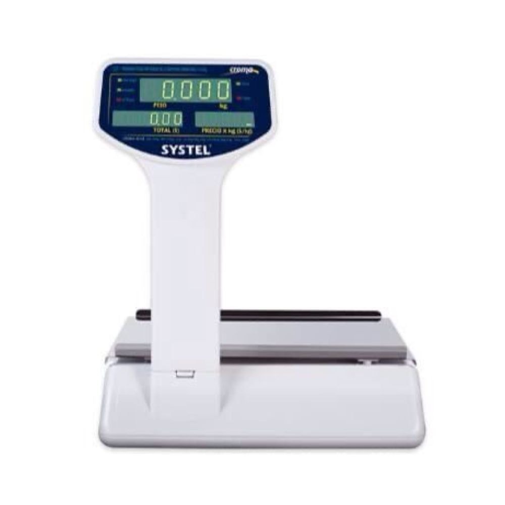 Balança Digital com Torre 30kg Branca Bivolt Clipse Systel