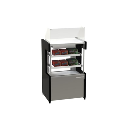 Balcão Caixa 80cm com iluminação New Premium Polofrio