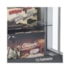 Balcão Caixa Vitrine Neutra Preto 75cm Aurora PXA-075R PR Gelopar