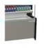 Balcão Refrigerado 1,25m 2 Placas Fria Vidro Reto New Premium Polofrio
