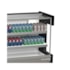 Balcão Refrigerado 1,25m 2 Placas Fria Vidro Reto New Premium Polofrio