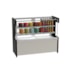 Balcão Vitrine Seca 1,25m com iluminação New Premium Polofrio