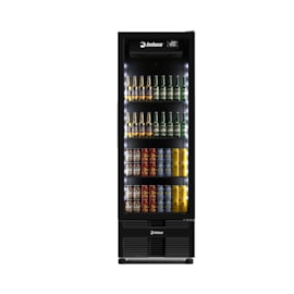 Cervejeira 485 Litros Porta Vidro Full Black Preta CCV315 Imbera
