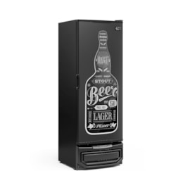 Cervejeira Expositora 410 Litros Preta GCB-40PV PR Gelopar