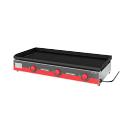 Chapa para Lanche 1,20 Metro Elétrica CBE1200L Metalcubas 220v