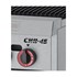 Char Broiler 2 Queimadores a Gás CHB45 Aço Inox Metalcubas