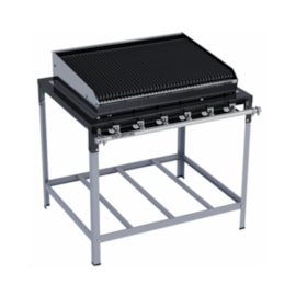 Charbroiler a Gás 90x70 Com Cavalete CBMPP90 Metalmaq