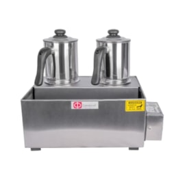 Esterilizador 2 Bules Café e Leite Inox Automático Consercaf
