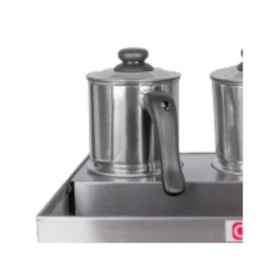 Esterilizador 3 Bules Café e Leite Inox Automático Consercaf