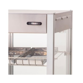 Estufa Vitrine para Salgados com Vapor e Led 12 Bandejas 479 12B Tita 220V
