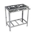 Fogão Industrial 2 Bocas 30x30 Inox P5 Top Meta...