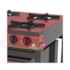 Fogão Industrial 4 Bocas com Forno Gourmet Vermelho PRGE-402F Progás