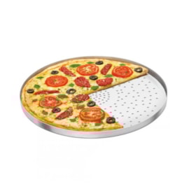 Forma de Pizza 30 cm com furos em Alumínio ABC