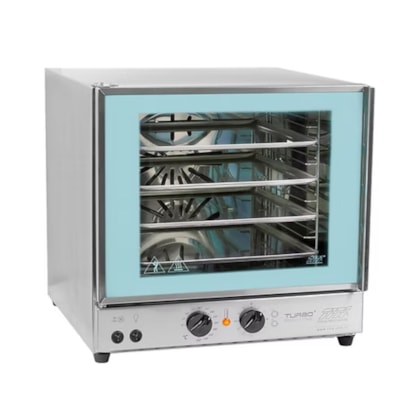 Forno Elétrico de Bancada Turbo Aço Inox FETP4A Azul Titã