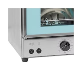 Forno Elétrico de Bancada Turbo Aço Inox FETP4A Azul Titã
