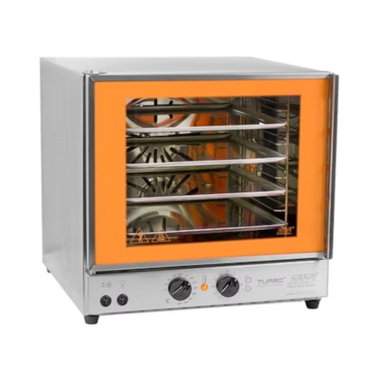 Forno Elétrico de Bancada Turbo Aço Inox FETP4A Laranja Titã