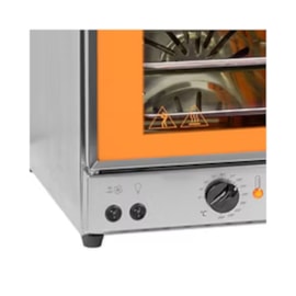 Forno Elétrico de Bancada Turbo Aço Inox FETP4A Laranja Titã