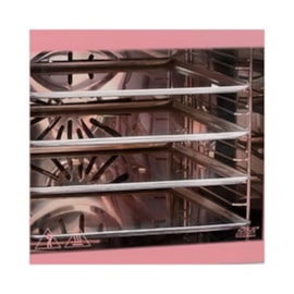 Forno Elétrico de Bancada Turbo Aço Inox FETP4A Rosa Titã