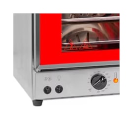 Forno Elétrico de Bancada Turbo Aço Inox FETP4A Vermelho Titã