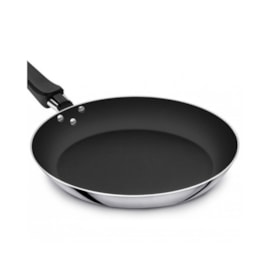 Frigideira Panquequeira 28cm Antiaderente Cabo Baquelite Alumínio ABC