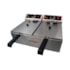 Fritadeira Elétrica Inox 10 Litros 2 Cubas FED-20-N Skymsen