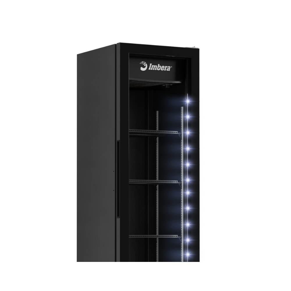 Geladeira Expositor Vertical 244 Litros Full Black Preta VR08 Imbera