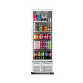 Geladeira Expositor Vertical 393L Branca Full White VRS13 Inverter Bivolt Imbera