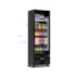 Geladeira Expositor Vertical 393L Full Black Preta Inverter VRS13 Imbera