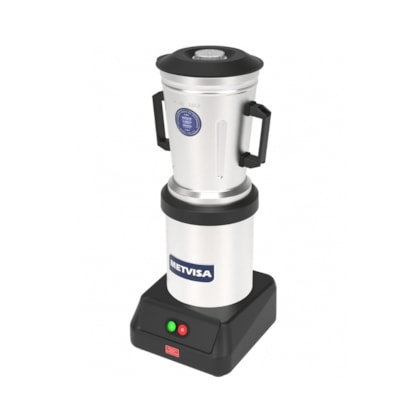 Liquidificador Industrial 4 Litros Inox Base Reforçada LQI4 Metvisa