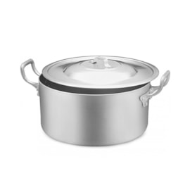 Panela Caçarola de Alumínio Nº 24 4,8 Litros Linha Hotel ABC