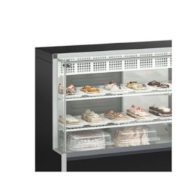 Vitrine Refrigerada Dupla Função 1,75M Preta GPEA-175R Gelopar 110v